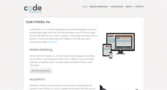 Desktop Screenshot of code9media.com